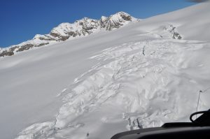 Helikopterflug Gletscher